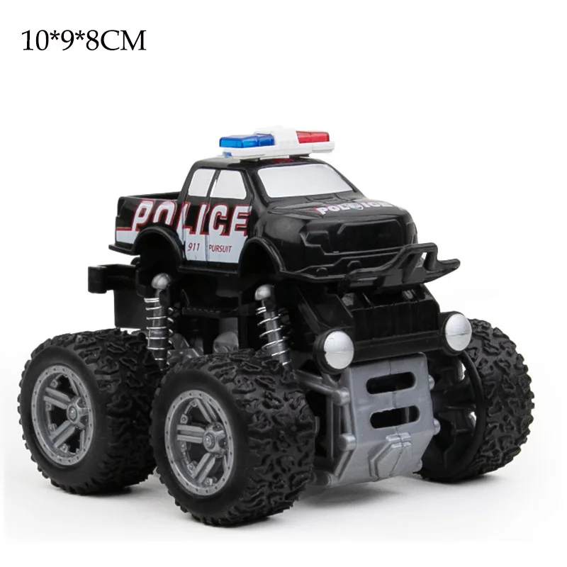 Toy car Truck Inertia Big Wheel Truck 360 Degree Flipping Car Inertia Friction Power SUV Diecast Outdoor Model Gift For Kids images - 6
