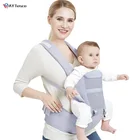 Эргономичный рюкзак-переноска для новорожденных 0-48 месяцев, с набедренным сиденьем, многофункциональный слинг для младенцев, талия, детский кенгуру