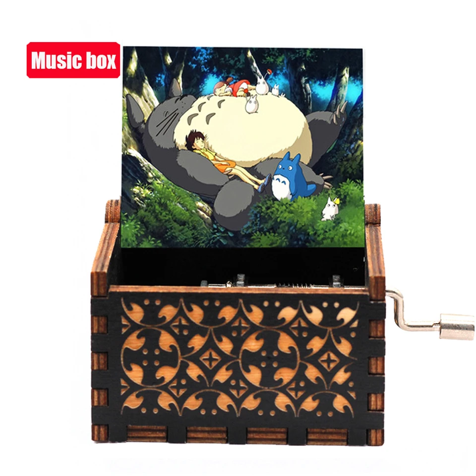 Музыкальная шкатулка Totoro с принтом тонари без Тоторо музыкальная ручной работы