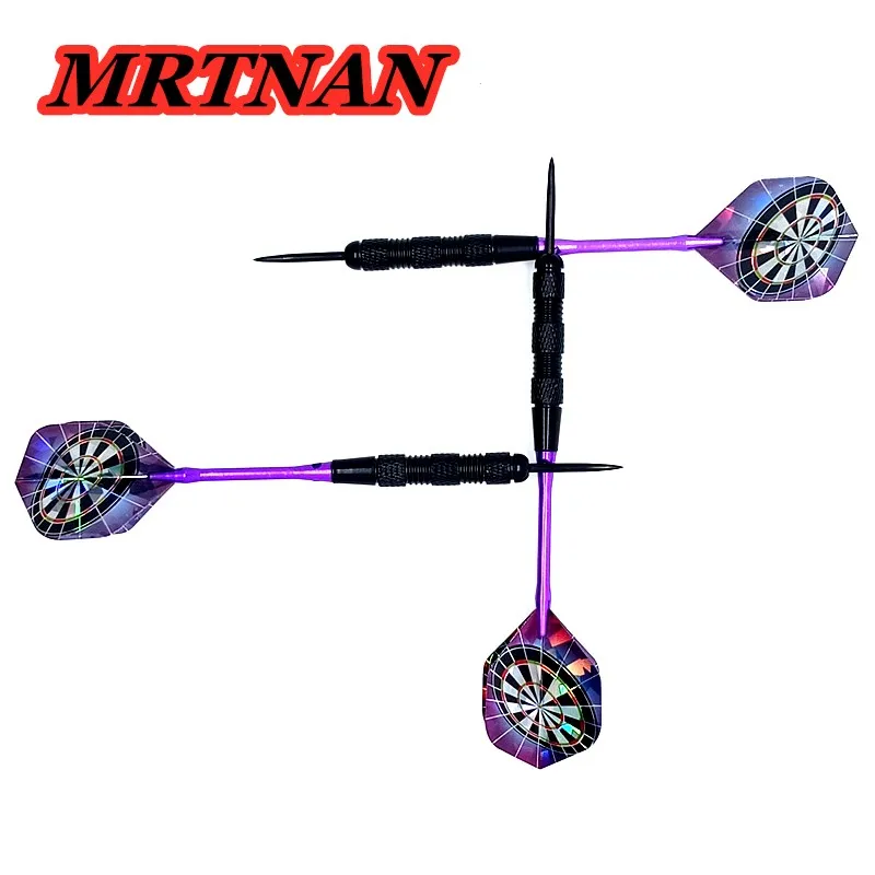 

High-quality Indoor Throwing Game Darts Set New 3PCS Entertainment Darts 20g Steel Tip Professional Nickel Black Darts