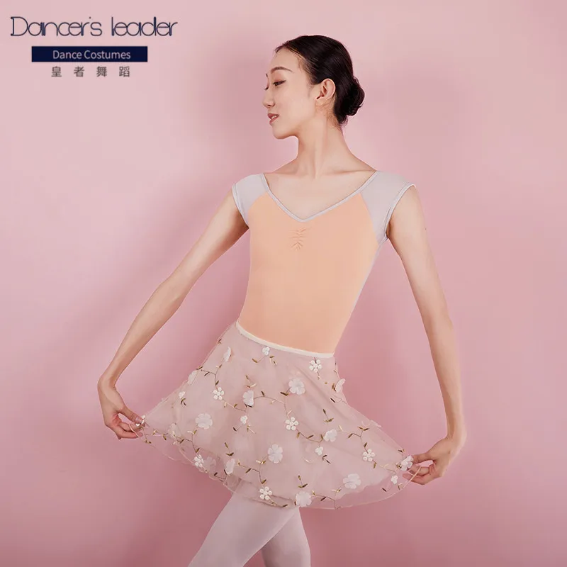 

Fairy Ballet Dance Skirts For Women Ballet Dance Wear Embroidery Ballerina Clothes Stage Costume Teacher Ballet Skirt