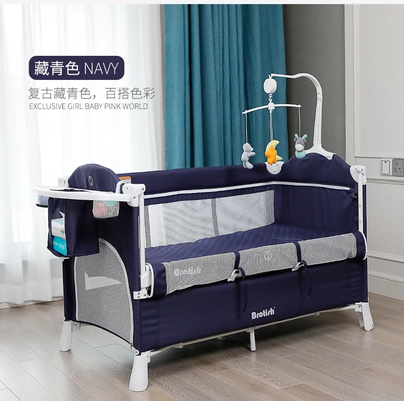 Европейская кроватка Портативная Складная NewbornBaby кровать многофункциональная детская игровая кровать новая детская дорожная кровать Новое поступление Колыбель