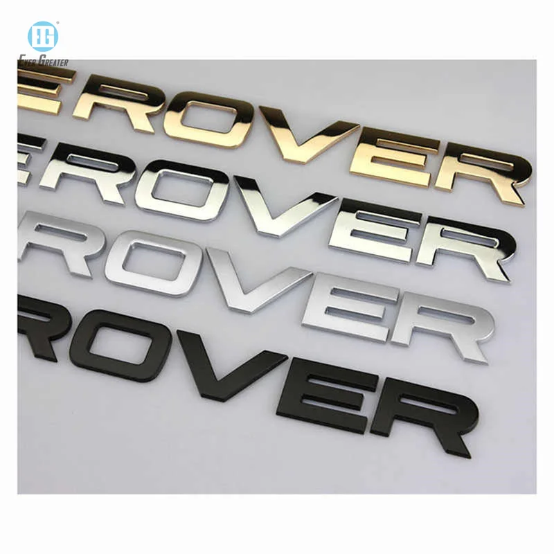 Индивидуальная хромированная Лента 3D автомобильный значок золотая эмблема