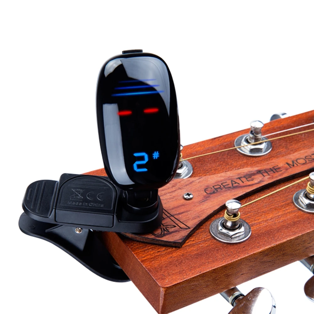 Fzone FT-16 универсальный портативный зажим для электрогитары тюнер хроматической
