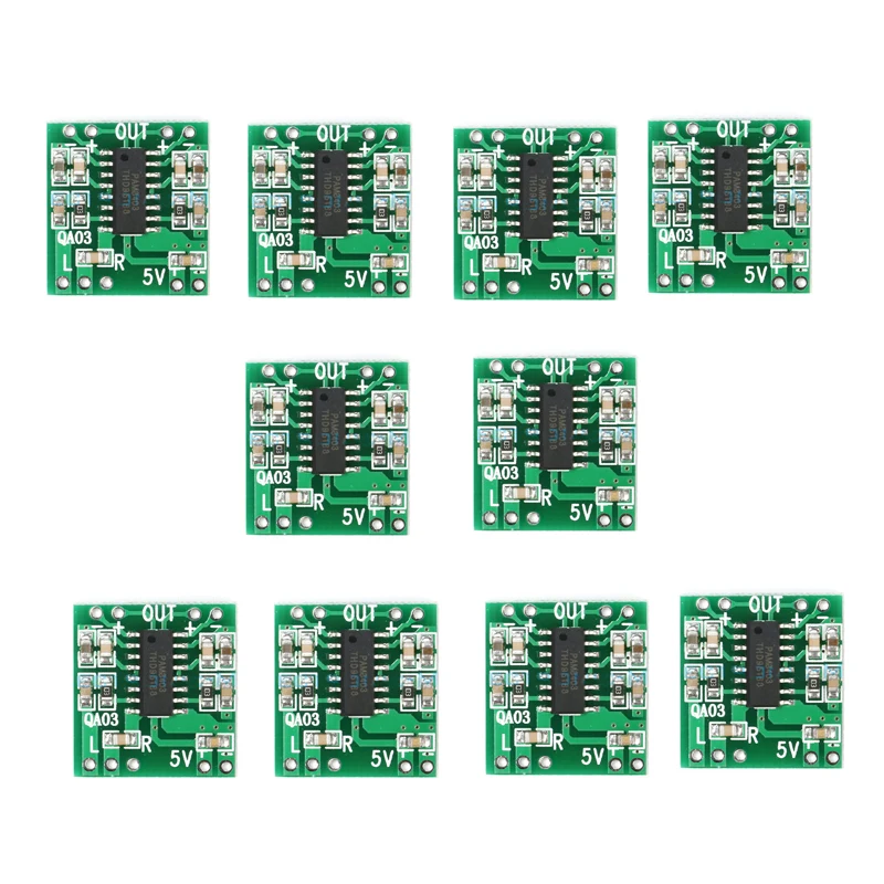 Мини-плата цифрового усилителя мощности PAM8403 2x3 Вт 10 шт./партия плата для