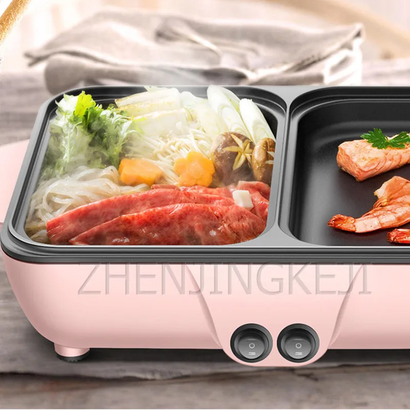 

Electric Cooker Household Multi-function Barbecue Frying And Roasting Integrated Pot Multifunctional Kitchen Cooking Appliances