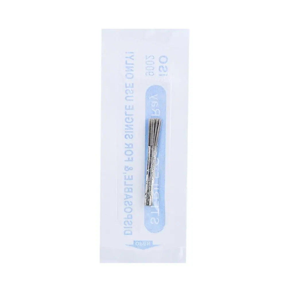 

Assorted Sterilized 10Pcs 40Pin 3cm Semi-Permanet Tattoo Eyebrow Needles Hand Embroidery Blades Needles Tattoo Machine Supplies