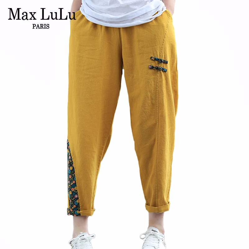 Max LuLu китайский модный стиль 2020 летние женские винтажные уличные повседневные