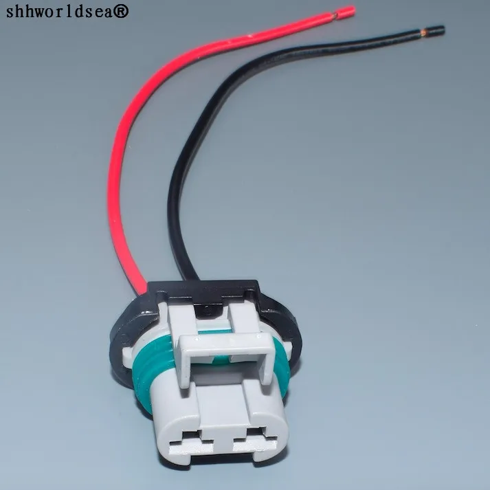 

shhworldsea 2.8mm 2pin for Ford fan plug electronic fan plug headlamp plug power ABS pump Connector wire harness plug 15363990