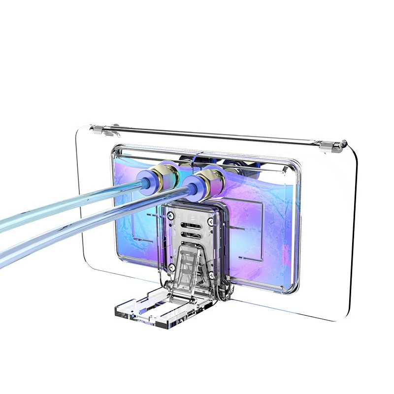 

Top Deals Universal Mobile Phone Water Cooling Radiator Adjustable Smartphone Water Pump Cooler