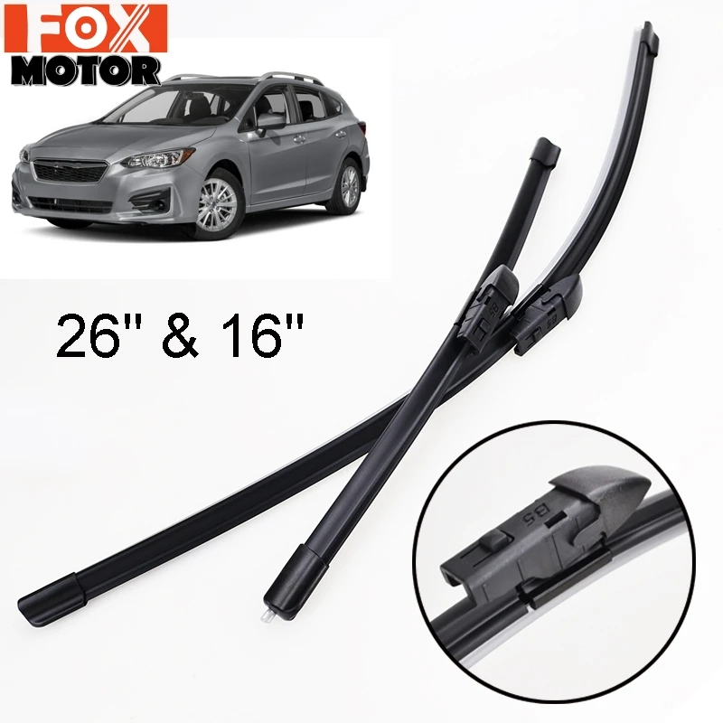 XUKEY 2 шт. для Subaru Impreza XV GK GT 2017 2018 2019 26 &quot16&quot набор лезвий стеклоочистителей