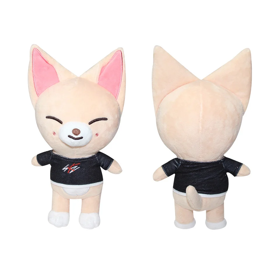 

20cm Skzoo Plush Toys Stray Kids Cartoon Stuffed Animal Plushies Doll Wolf Chan Leebit Fox.ny Jiniret Puppym Kids Fans Gift