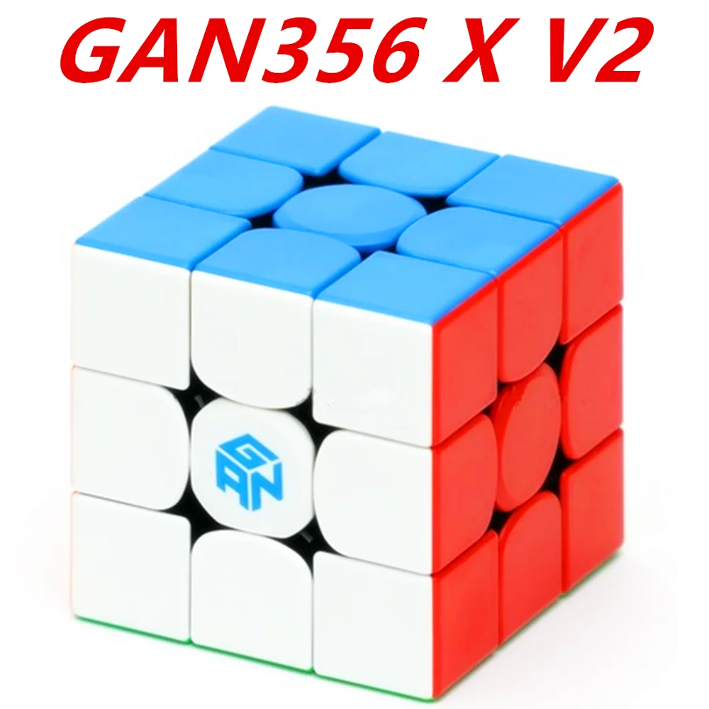 GAN 356 X V2 липкий скоростной куб GAN356 Черный магический 356X V2CUBE|Головоломки| |