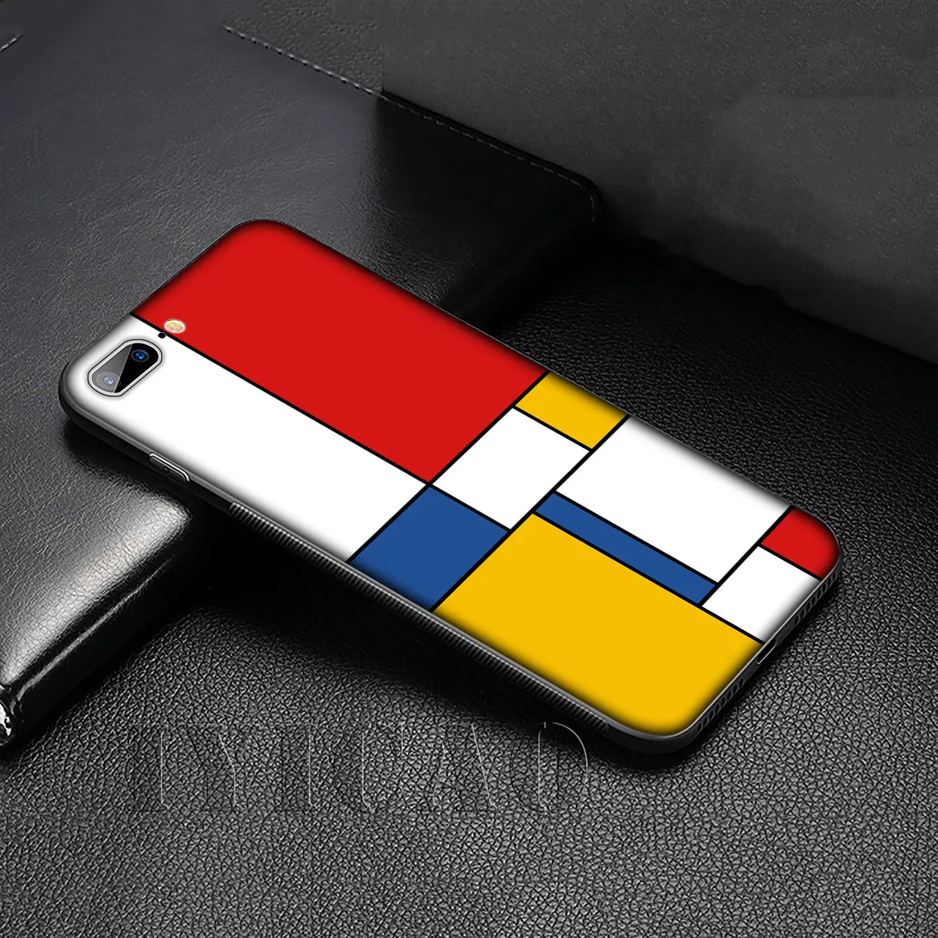 IYICAO Mondrian grid Мягкий силиконовый чехол для Huawei P30 P20 Pro P10 P9 Lite Mini 2017 2016 P Smart Z Plus 2019 |
