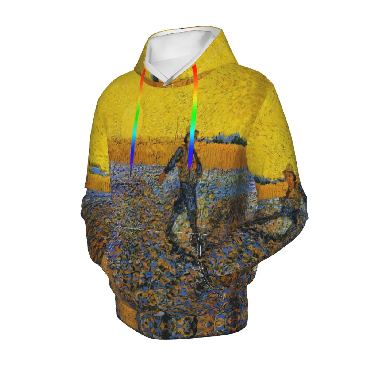 

Van Gogh seasons Female Hoodies Printed girls Sweatshirt Hoodie Long Sleeve Fashion unisex Hoodies Casual men Hooded Tops