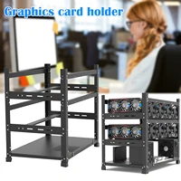 open mining rig frame for 12 gpu mining case rack motherboard bracket ethetczec ether accessory tool 3 layers crypto miner