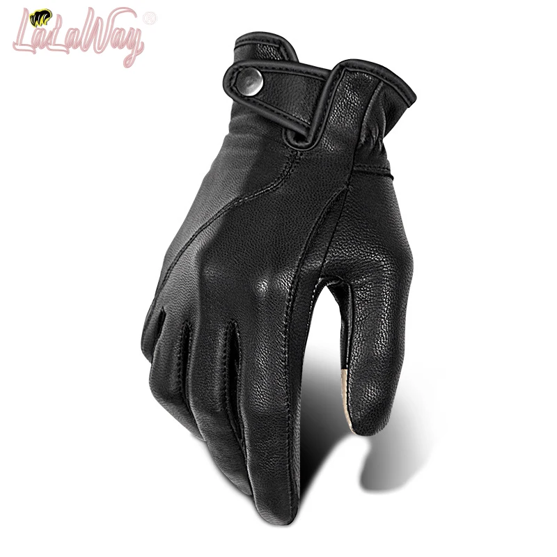 Кожаные перчатки натуральная кожа овчина высокое качество мотоцикл езда