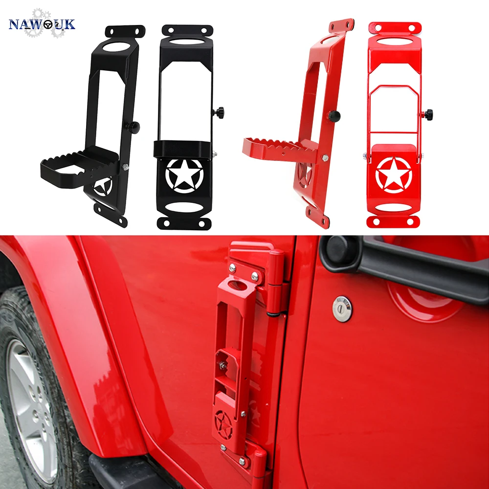 Стальная подставка для ног Jeep Wrangler JK 2007 2017|foot rest pedal|foot boardpedal for car |