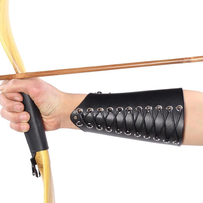 Ran Color кожаный комбинированный лук охотничья рука на запястье перекрестная