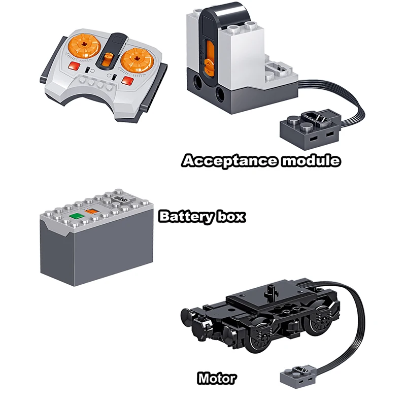 

Qunlong High-speed Diy Train Building Block Power Group Model Railway Transportation Series Children's Education Toys Gifts