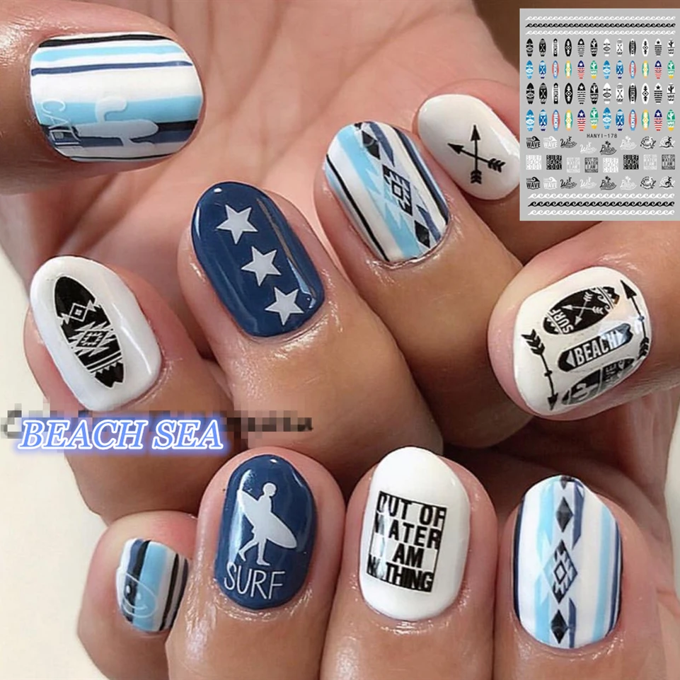 CA 261 299 78 64 7928 108 цветами лаванды стикеры 3d на ногти nail art Наклейки Шаблон &quotсделай