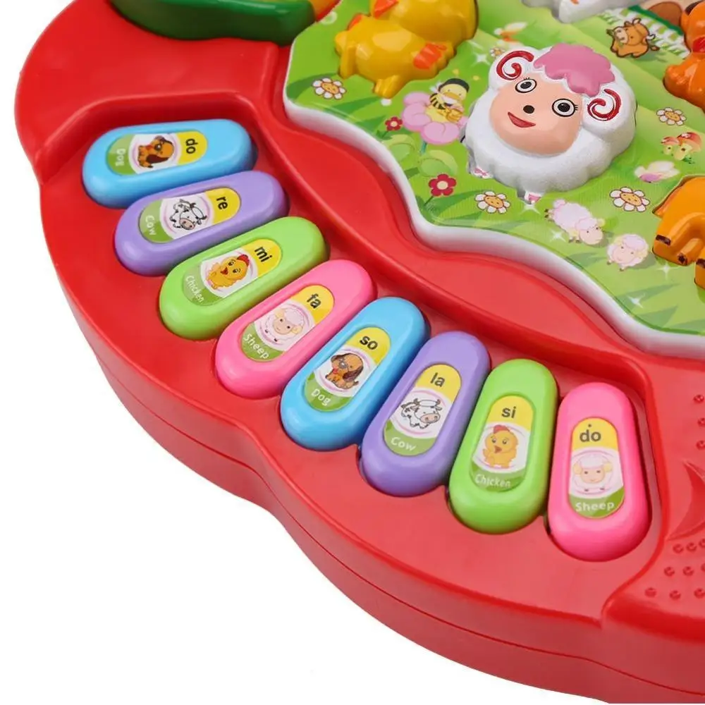 

Baby Kid Musical Educational Animal Farm Piano Developmental Music Toy Gift Educational Toys Xylophone Music