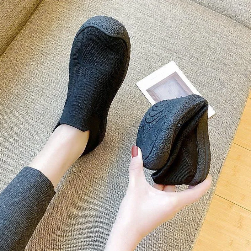 

Ladies Sports Shoes Casual Fashion Solid Color Breathable Women's Shoes Personalized Toe Design Comfortable Women's Shoes