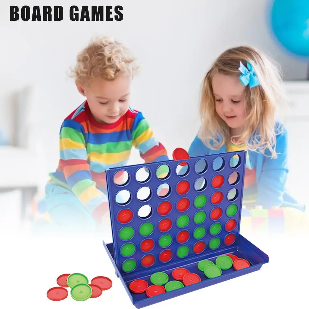 Three-dimensional Four-game Chess Early Education Parent-child Interaction 1 Set Connect 4 In A Line Board Classic Game | Игрушки и