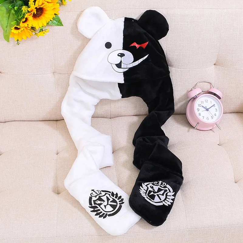 2021 шапка Банни аниме Danganronpa Monokuma плюшевые шапки кролика крышки новинки теплый