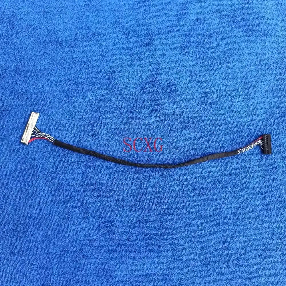 For 10.1"-27" Inch LCD Panel Display LVDS 30 Pins (1 Ch or 2 Ch 6/8-bit) 1.0 Mm Pitch Length 25 Or 40 CM Screen Signal Cable