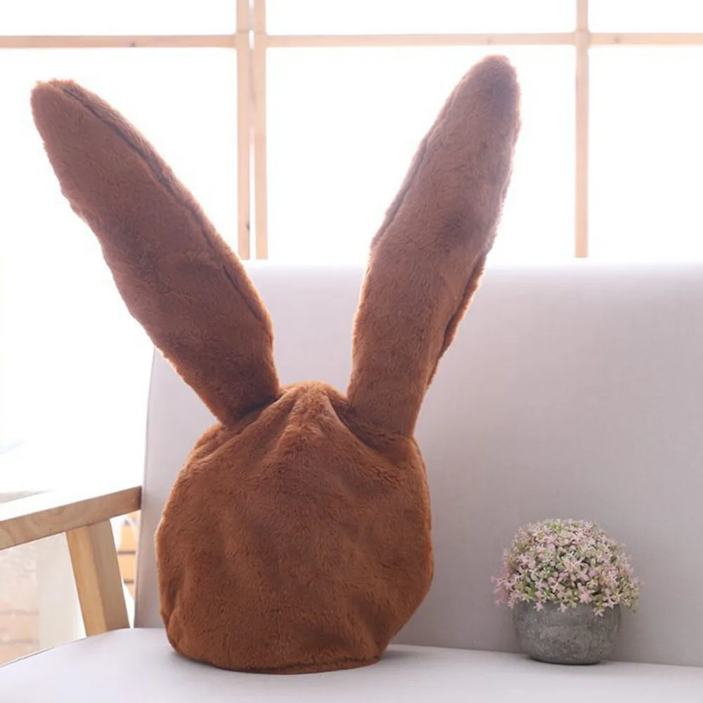 

Rabbit Ears Baby Hats Soft Warm Hats Cute Toddler Kids Woolen Bunny Beanie Caps For Unisex Baby 0-3Y Newborn Photo Props