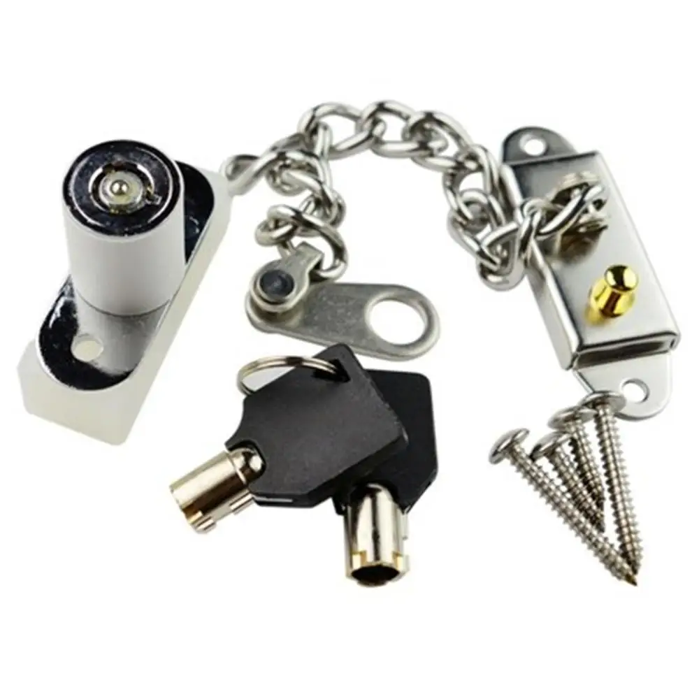 Пластиковый оконный замок цепочка из алюминиевого сплава с защитой от кражи окон