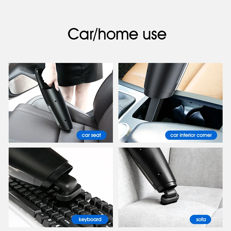 Ручной автомобильный пылесос Licheers 5000KPa 120 Вт мощный портативный беспроводной