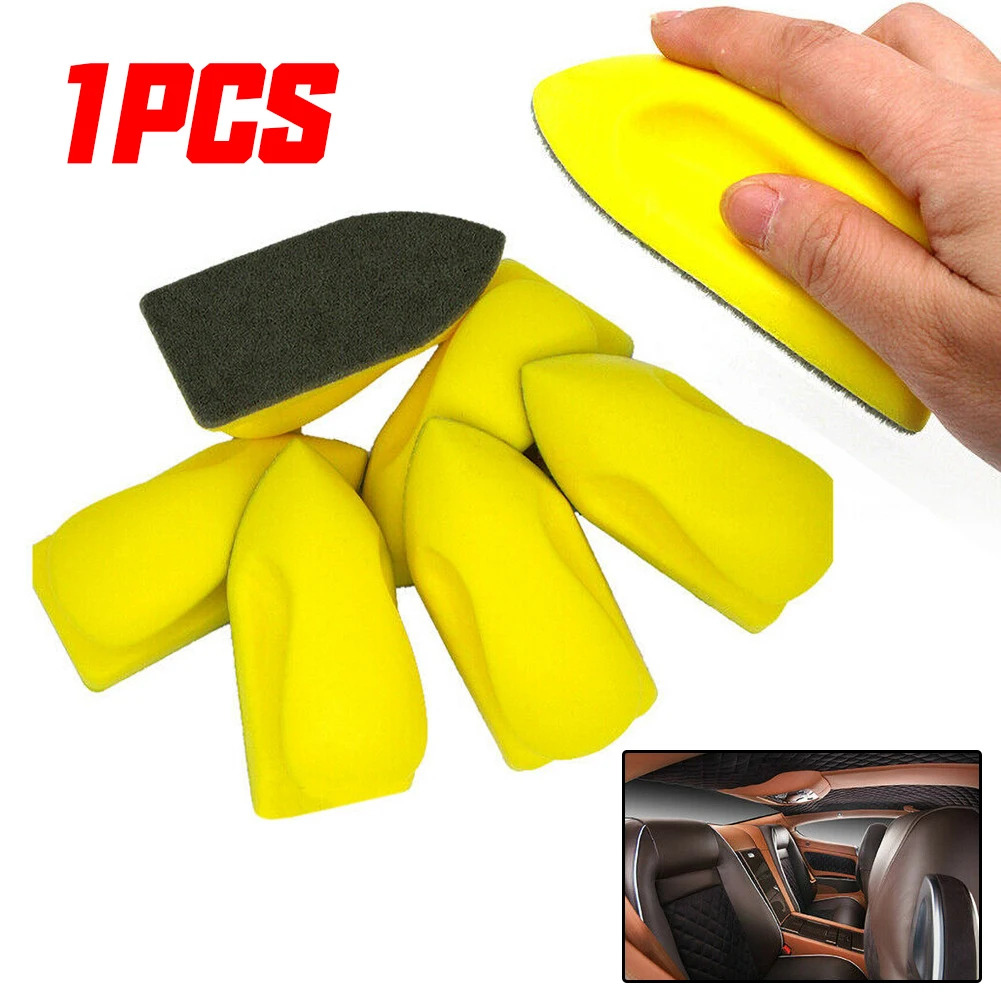 

Car Clean Nano Brush Leather Seat Detailing Care Auto Interior Wash Duster Sponge Pads Polishing Accessories