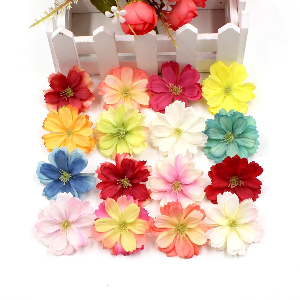 20 шт. искусственные цветы сливы 4 см|fake flower decor|flower decorationflower wedding decoration |