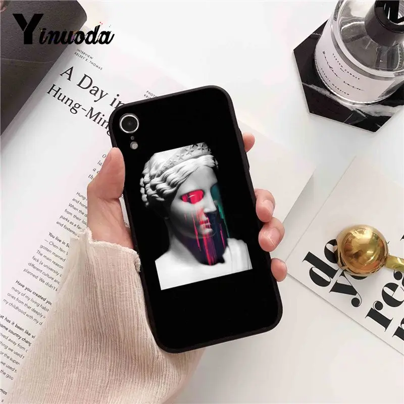 Yinuoda Mona Lisa Art David line чехол для телефона iPhone X XS MAX 6 6S 7 7plus 8 8Plus 5 5S XR 11 pro max | Мобильные