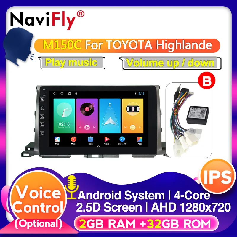 Android 10 восемь ядер DSP IPS автомобильный DVD GPS навигатор для Toyota Highlander 2013 2014 2015- 2018 с