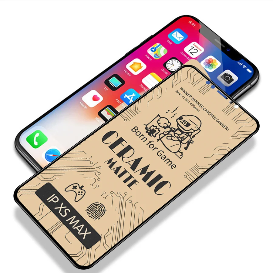 

5/3/2PCS Matte Soft Ceramic Tempered Glass for IPhone 12 Pro X XR XS Max 6 7 8 Plus 11pro 7plus Protective Screen Protector Film