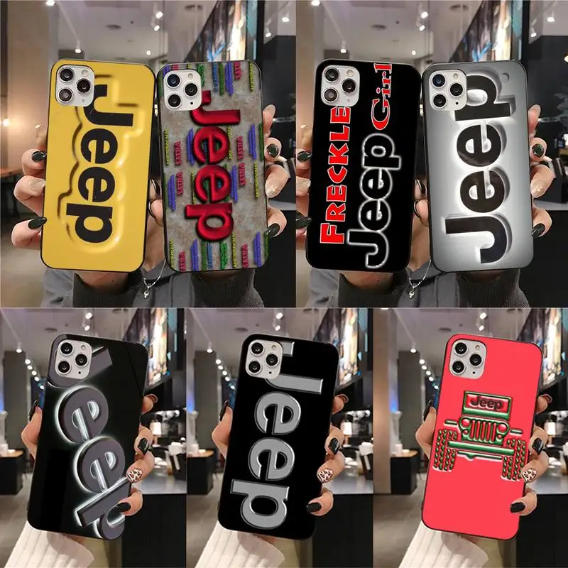 Чехол для телефона с логотипом автомобиля Super Jeeps iPhone 11 pro XS MAX 8 7 6 6S Plus X 5S SE 2020