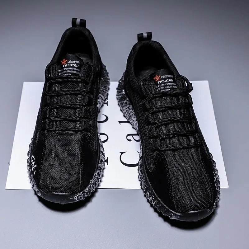 Новинка Дышащая мужская повседневная обувь из сетчатого материала Легкая на