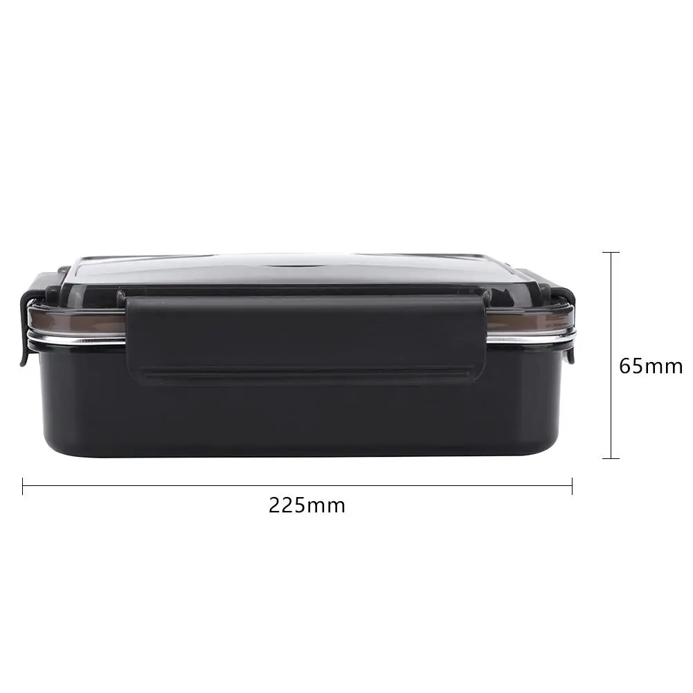 

Portable Home Stainless Steel Bento Box Kitchen Leak-Proof Dinnerware Lunch Box Picnic Office School Food Storage Container