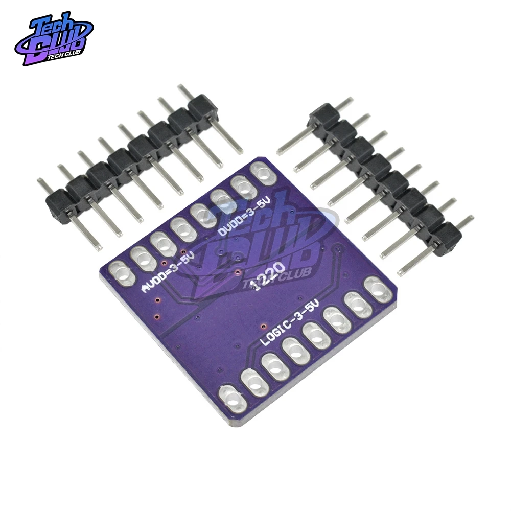 ADS1220 ADC 24 битный модуль преобразователя I2C с низким энергопотреблением аналогово