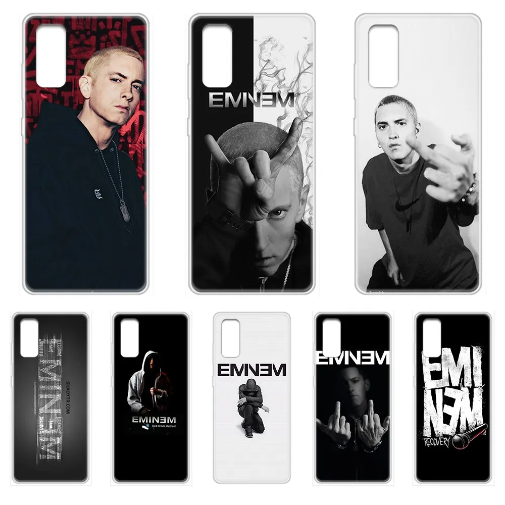Модный чехол Eminem Rap God для телефона Прозрачный SamSung Galaxy S 7 8 9 10 11 20 a 20e 50 51 70 71 Plus Edge Ultra