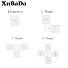5 шт. Бесплатная пайка светодиодный разъем 2PIN 3PIN 4PIN 5PIN L  T  X форма Угловой Разъем для 10 мм RGB RGBW RGBWW Светодиодная лента