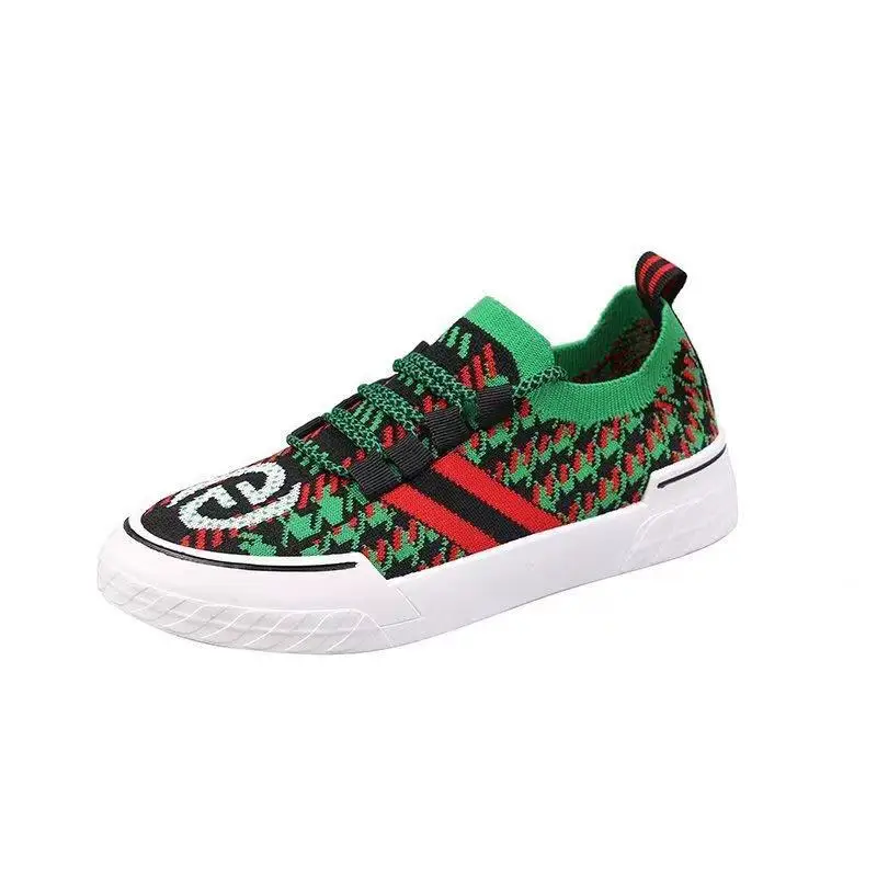 

Net Shoes Women's Spring/Summer New Breathable Casual Sports Shoes Non-Slip All-Match One-Step Soft Bottom Mesh Lazy Sneakers