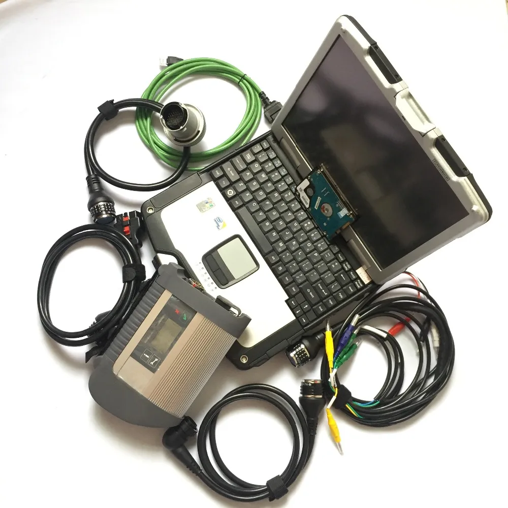 

Программное обеспечение для диагностики автомобиля MB Star C4 + HDD/SSD + 4 Гб CF30 ноутбук SD Connect C4, профессиональный программный инструмент для авто, ...