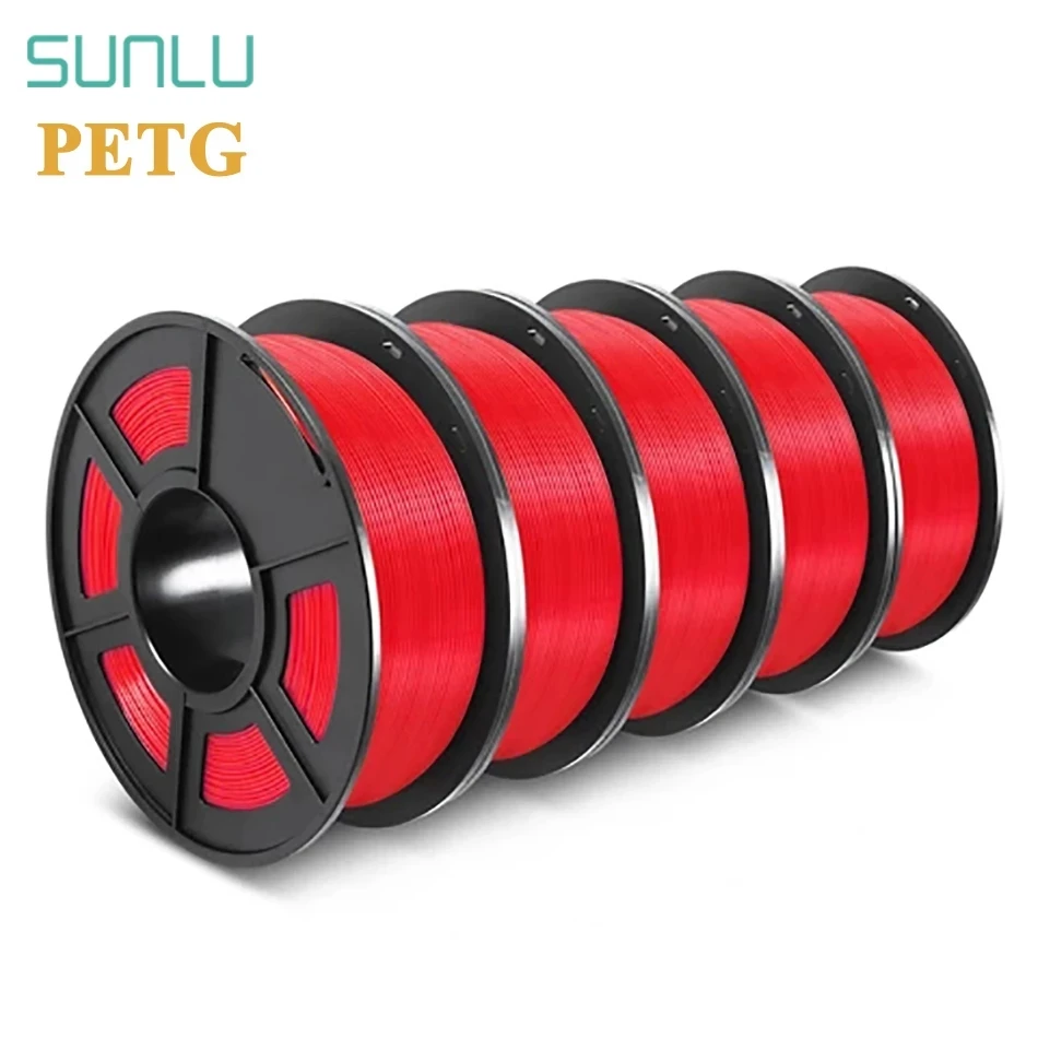 SUNLU 1 75 мм PETG нить кг с катушкой пластик 3D Принтер Нити хорошая прочность принтер
