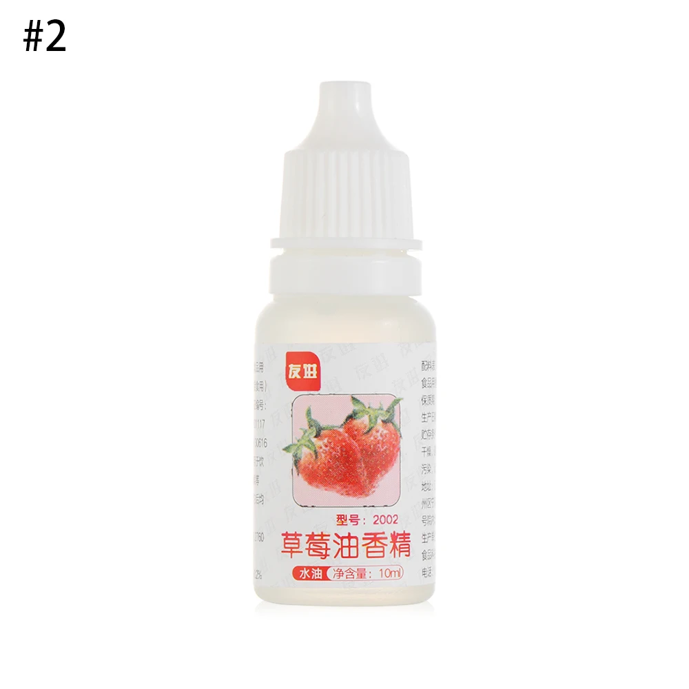 2-Strawberry 10 мл ручной работы пищевой аромат еда аромат напитки желе конфеты съедобная эссенция используется для выпечки/печенье/Молочные Кондитерские инструменты - Цвет: 2-Strawberry
