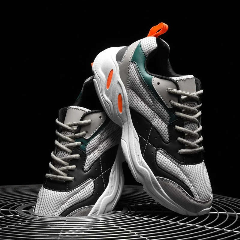 Мужские кроссовки для папы Повседневная обувь из сетчатого материала Не