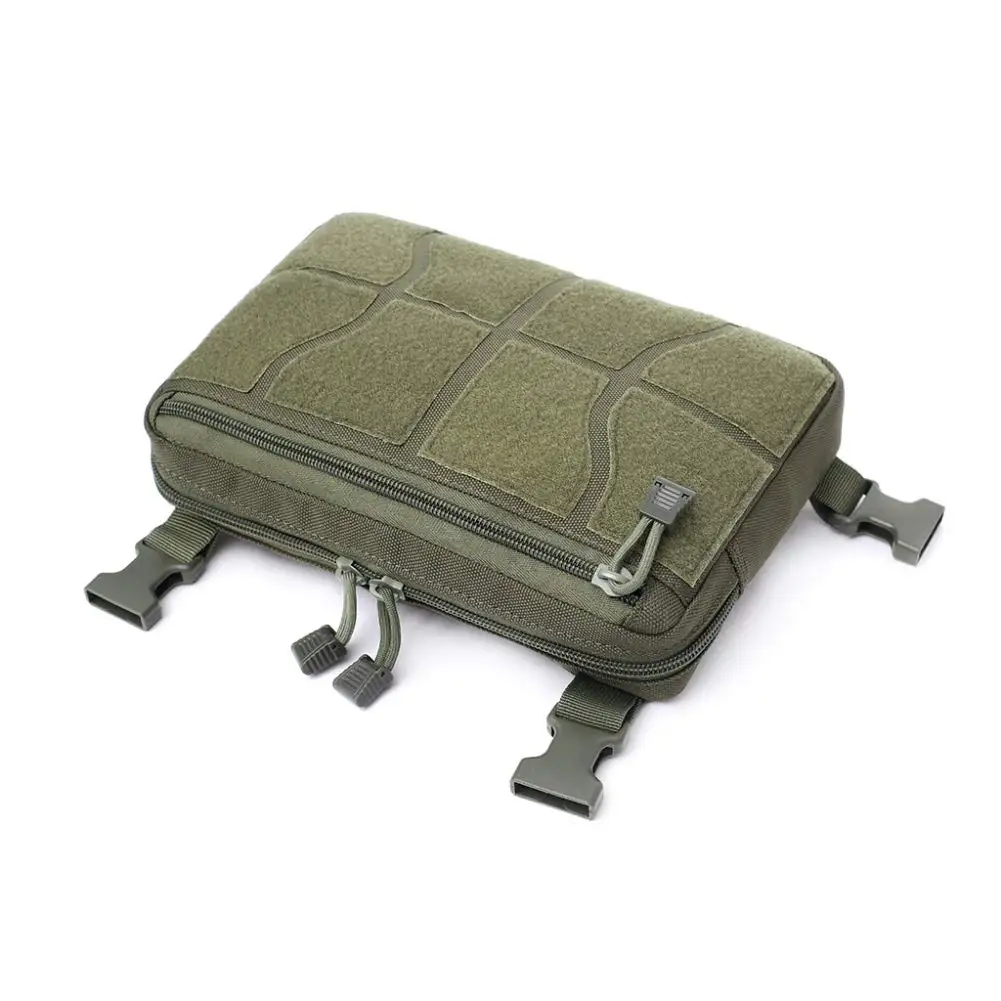 Тактический боевой нагрудный пакет Molle жилет сумки Передняя сумка камуфляж страйкбол жгут кобура многоцелевой пакет скрытый EDC сумка
